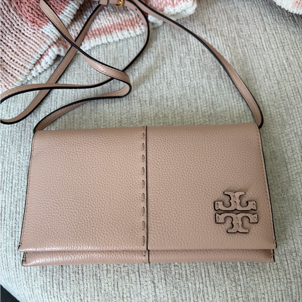 Tory Burch Light Pink Crossbody Bag